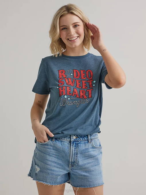 ropa malvavisco (112335975) mujer Wrangler camiseta clásica con timbre BDR0J871