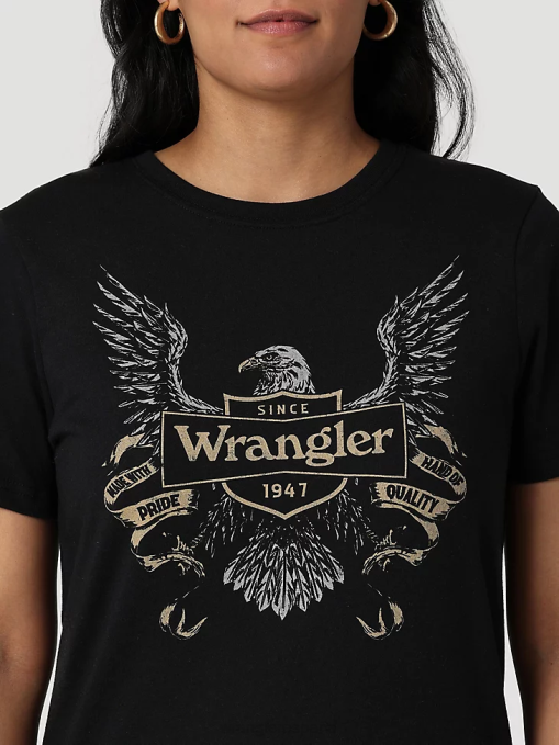 ropa malvavisco (112335975) mujer Wrangler camiseta clásica con timbre BDR0J871