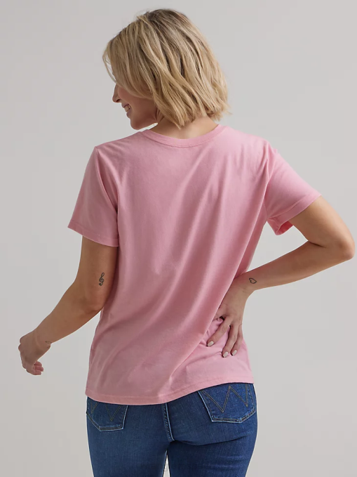 ropa malvavisco (112335975) mujer Wrangler camiseta clásica con timbre BDR0J871