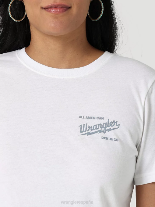 ropa malvavisco (112335975) mujer Wrangler camiseta clásica con timbre BDR0J871