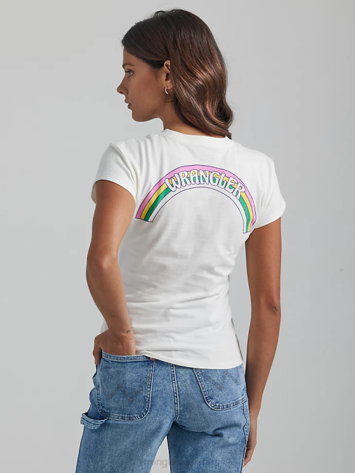 ropa malvavisco (112335975) mujer Wrangler camiseta clásica con timbre BDR0J871