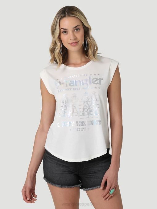 ropa malvavisco (112335975) mujer Wrangler camiseta clásica con timbre BDR0J871