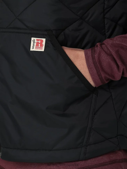 Wrangler ropa negro (3wf18bk) mujer chaqueta de trabajo riggs workwear BDR0J867