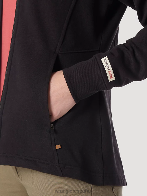 Wrangler ropa negro (3wf18bk) mujer chaqueta de trabajo riggs workwear BDR0J867