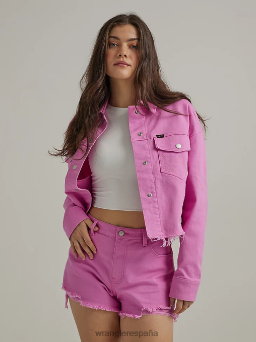 Wrangler ropa baya (112333570) mujer chaqueta vaquera occidental BDR0J857