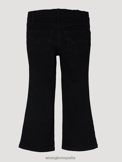 Wrangler ropa negro (1009mwgbb) chicas vaqueros con parches premium BDR0J1043