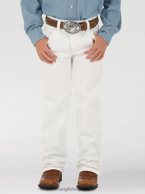 Wrangler ropa blanco (13mwbwi) Niños jean corte cowboy original fit BDR0J937