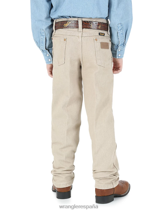 Wrangler ropa bronceado prelavado (13mwjtn) Niños jean corte cowboy original fit BDR0J952