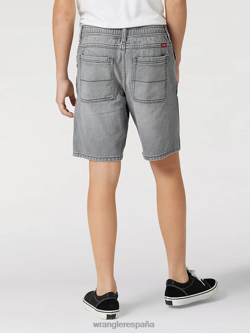 Wrangler ropa gris (112317195) Niños shorts skater de ajuste relajado BDR0J1020