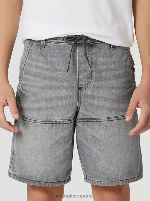Wrangler ropa gris (112317195) Niños shorts skater de ajuste relajado BDR0J1020