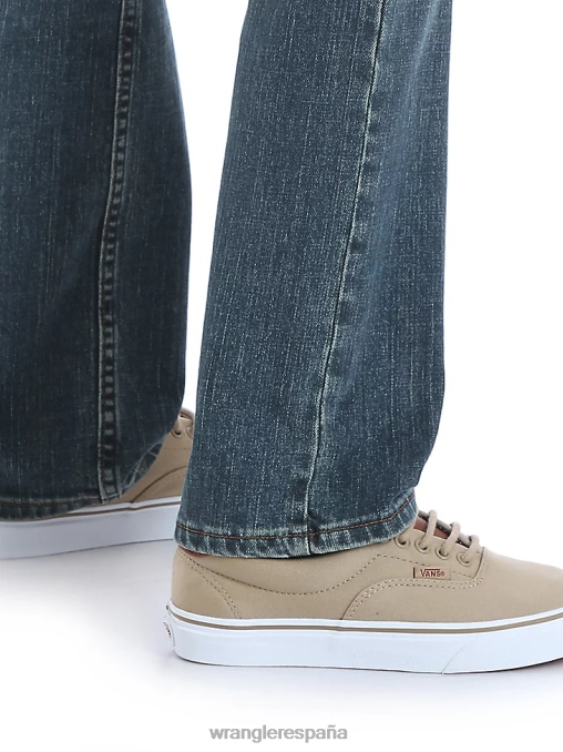Wrangler ropa mezclilla bañada por el sol (5schws2) Niños jeans de corte recto clásico cinco estrellas (husky) BDR0J971