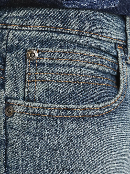 Wrangler ropa mezclilla ligera (6brlwsw) Niños Vaqueros bootcut elásticos clásicos de cinco estrellas BDR0J998