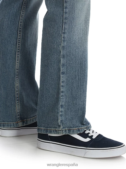Wrangler ropa mezclilla ligera (6brlwsw) Niños Vaqueros bootcut elásticos clásicos de cinco estrellas BDR0J998