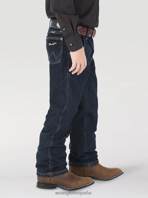 Wrangler ropa mezclilla oscura (1013jsedd) Niños jeans edición plata pequeña BDR0J1028