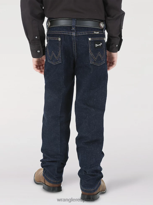 Wrangler ropa mezclilla oscura (1013jsedd) Niños jeans edición plata pequeña BDR0J1028