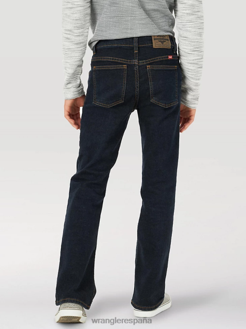 Wrangler ropa índigo profundo (5wnbwdg) Niños vaqueros con corte bootcut flexibles de cinco estrellas BDR0J958