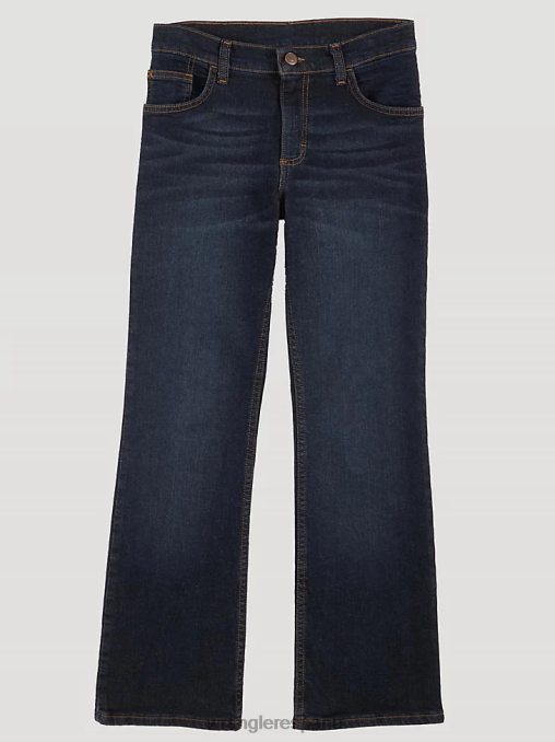 Wrangler ropa índigo profundo (5wnbwdg) Niños vaqueros con corte bootcut flexibles de cinco estrellas BDR0J958