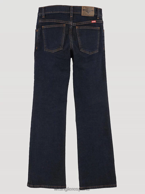 Wrangler ropa índigo profundo (5wnbwdg) Niños vaqueros con corte bootcut flexibles de cinco estrellas BDR0J958