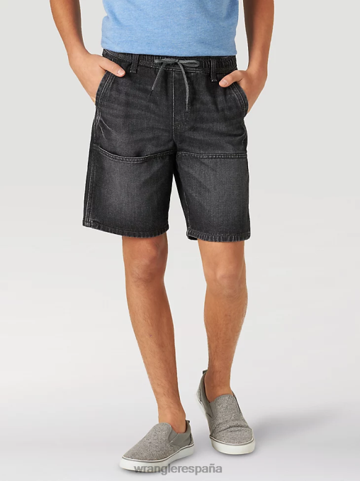 Wrangler ropa negro (112317194) Niños shorts skater de ajuste relajado BDR0J1019