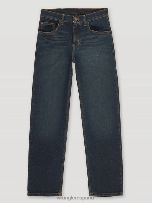 Wrangler ropa noche oscura (5wnbwdt) Niños Vaqueros Five Star Flex de pernera recta BDR0J955