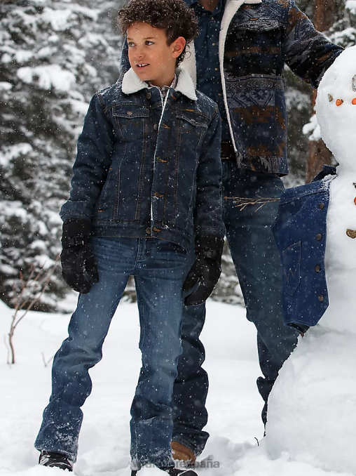 Wrangler ropa paseo por senderos (112322508t) Niños Vaqueros de corte slim con corte tipo bota vintage 20x BDR0J980