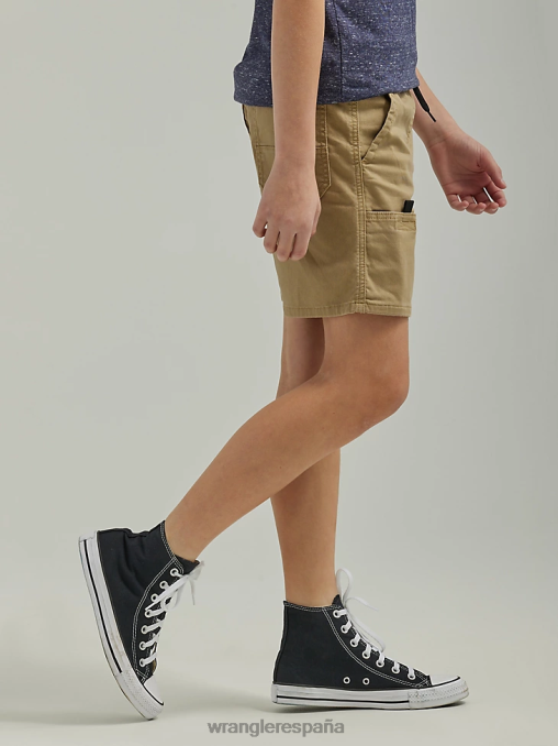 Wrangler ropa roble petrificado (112335699) Niños utilidad corta (ronca) BDR0J1035