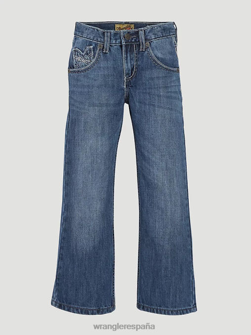 Wrangler ropa rompiendo barreras (42bwxbb) Niños Vaqueros de corte slim con corte tipo bota vintage 20x BDR0J940