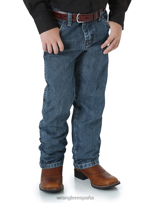 Wrangler ropa sutil desgastado (13mwjsw) Niños jean corte cowboy original fit BDR0J950