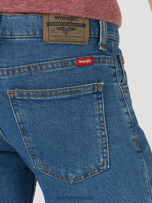 Wrangler ropa verdadero índigo (5wnhwtd) Niños Vaqueros Five Star Flex de pernera recta BDR0J985