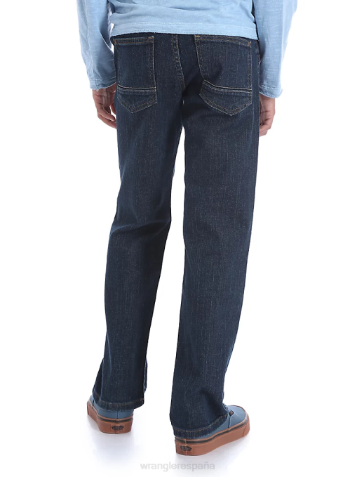ropa azul claro de luna (5schwm2) Niños Wrangler jeans de corte recto clásico cinco estrellas (husky) BDR0J972