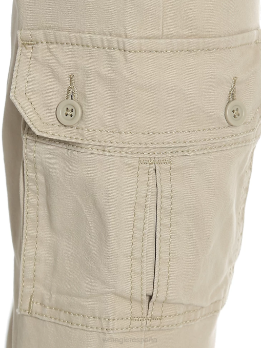 ropa pulir (9rkbwbf) Niños Wrangler pantalón cargo slim recto y elástico BDR0J957