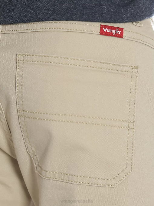 ropa pulir (9rkbwbf) Niños Wrangler pantalón cargo slim recto y elástico BDR0J957